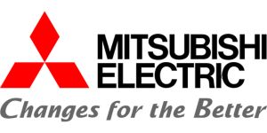 Logo Mitsubishi Electric, solutions de chauffage, climatisation et pompe à chaleur